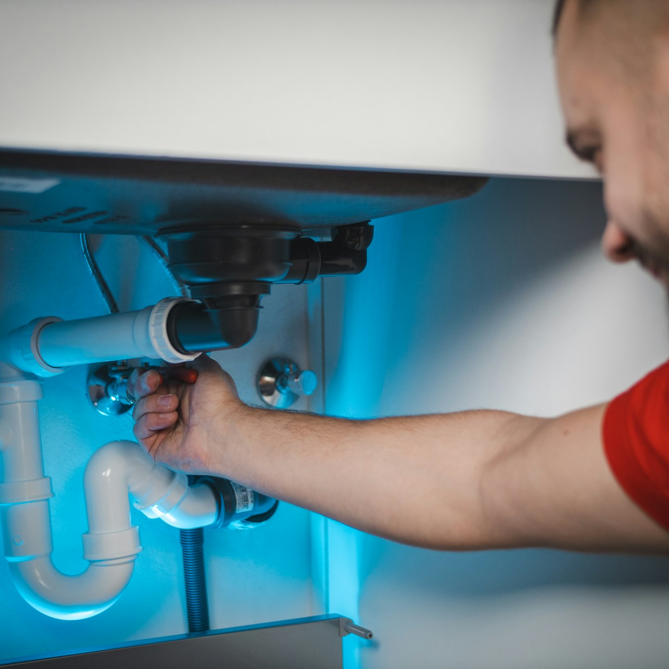 Pickering Plumbing Pros licensed plumber on a service call in Pickering, Ontario
